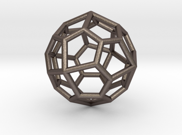 Pentagonal Icositetrahedron Pendant 3d printed