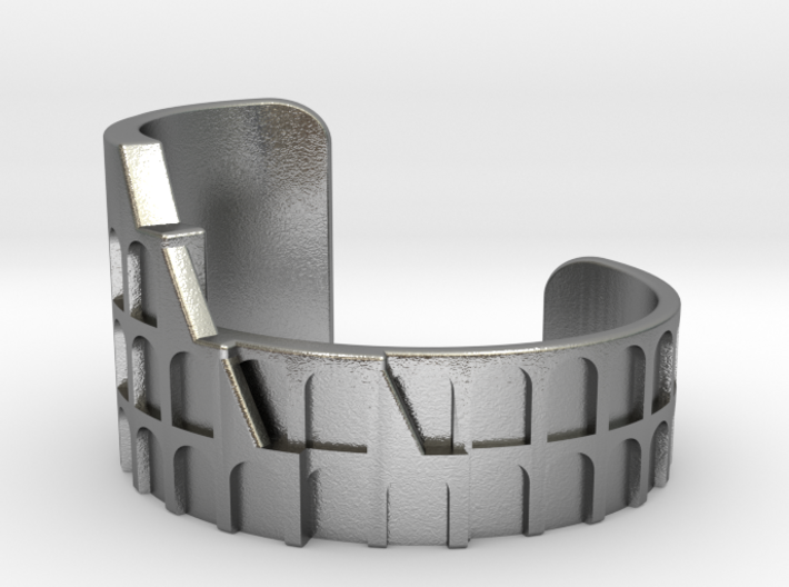 Colosseum Bracelet Size Small (Metal Version) 3d printed