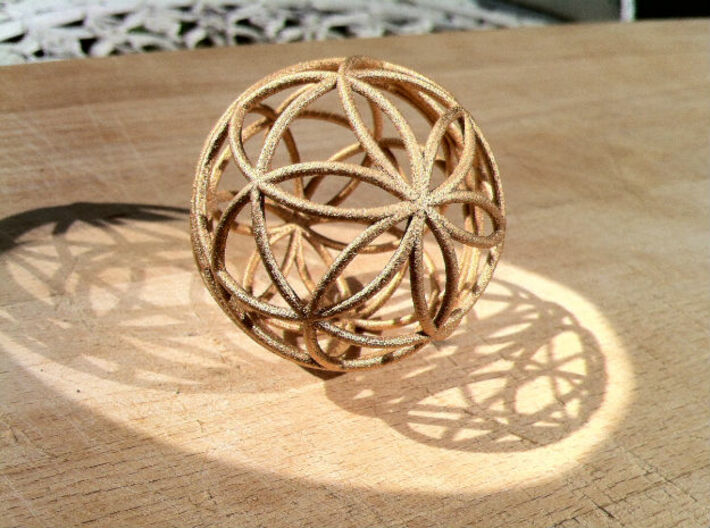 3D 100mm Orb of Life (3D Seed of Life) 3d printed