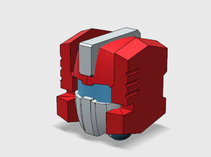 Medic Head for Prime Ratchet 3d printed 3D Model Rendered
