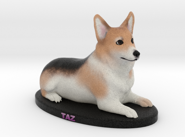 Custom Dog Figurine - Taz 3d printed