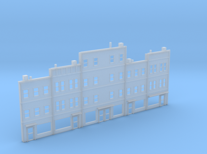 Background Buildings Z Scale 3d printed Back ground buildings Z scale