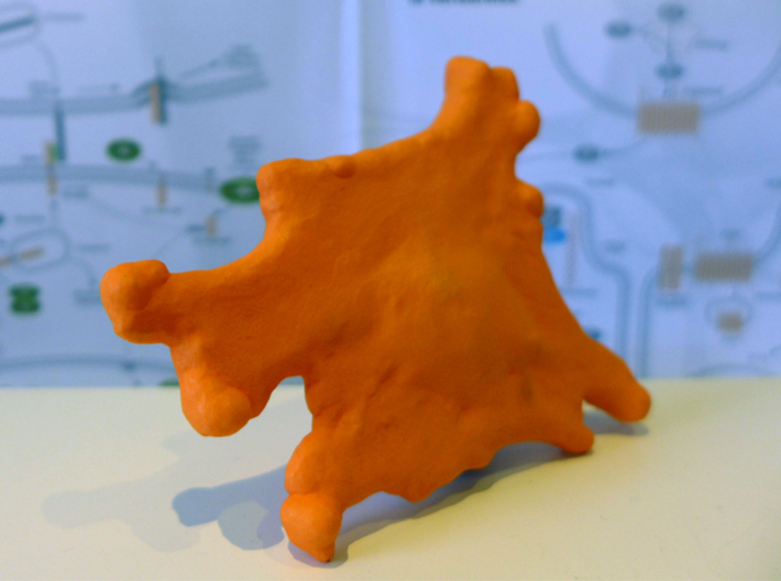 Cancer cell 3d printed Add a caption...