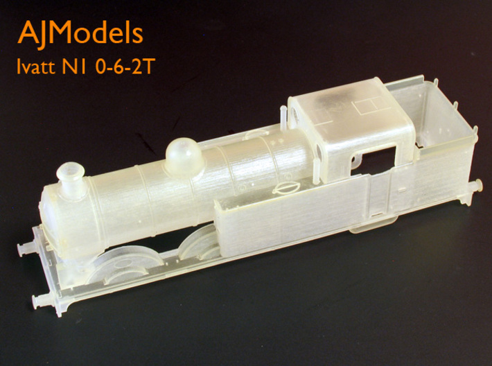 AJModels P01 Ivatt N1 Saturated Boiler, BR-era 3d printed 