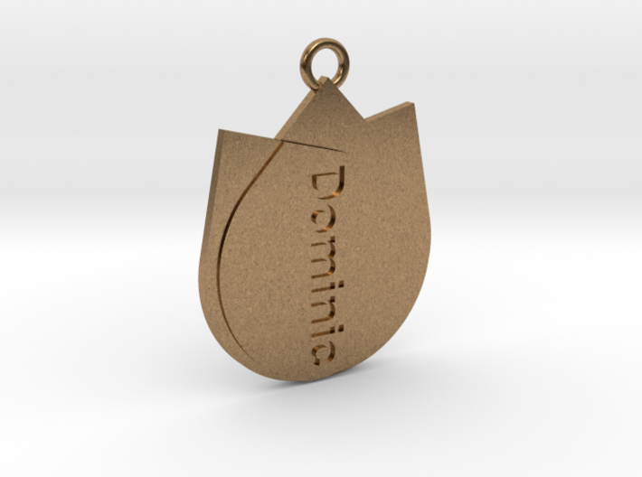 Keychain for Dominic 3d printed