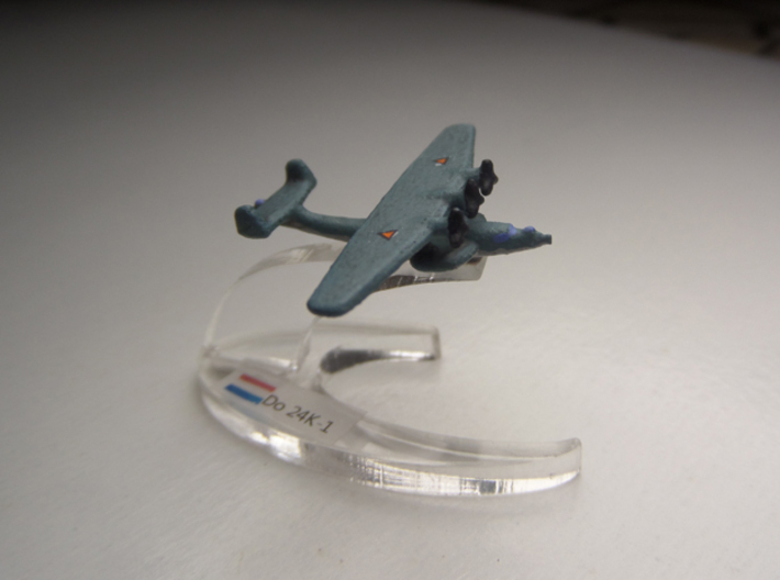 Dornier Do 24 1:900 3d printed Comes unpainted without stand.