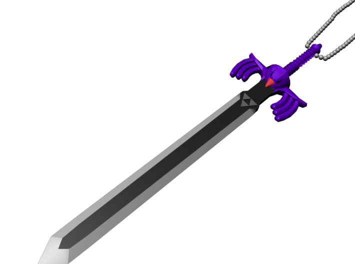 Master Sword Pendant 3d printed