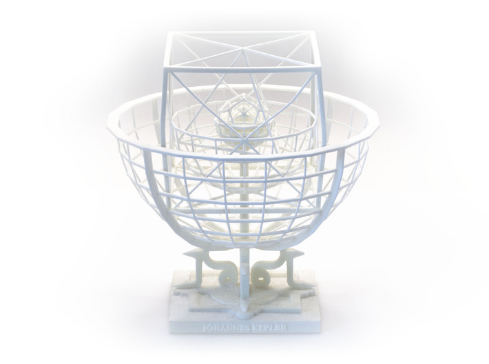 Kepler's Platonic Solids Model of the Solar System 3d printed 