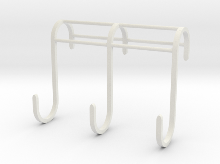 3 Hook Set for IKEA GRUNDTAL (17mm / 2.5mm) 3d printed