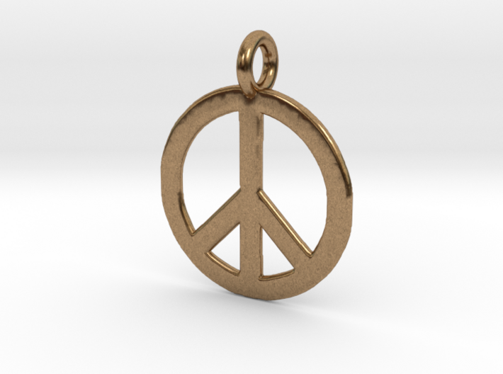 Peace Necklace 3d printed