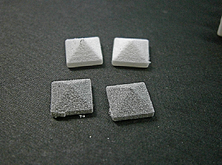 Raincap x 20 3d printed Photos of rain caps in WSF and Alumide