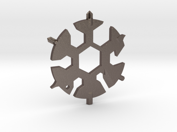 Snowflake Multi Tool 3d printed