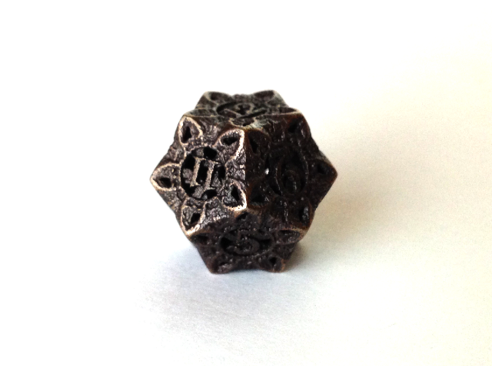 Steampunk Polyhedral Dice Set 3d printed 