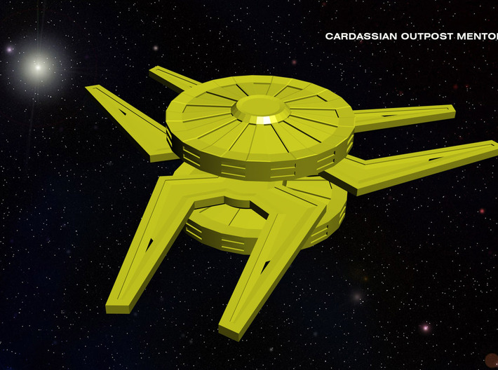 Cardassian Outpost Mentok Nor 3d printed
