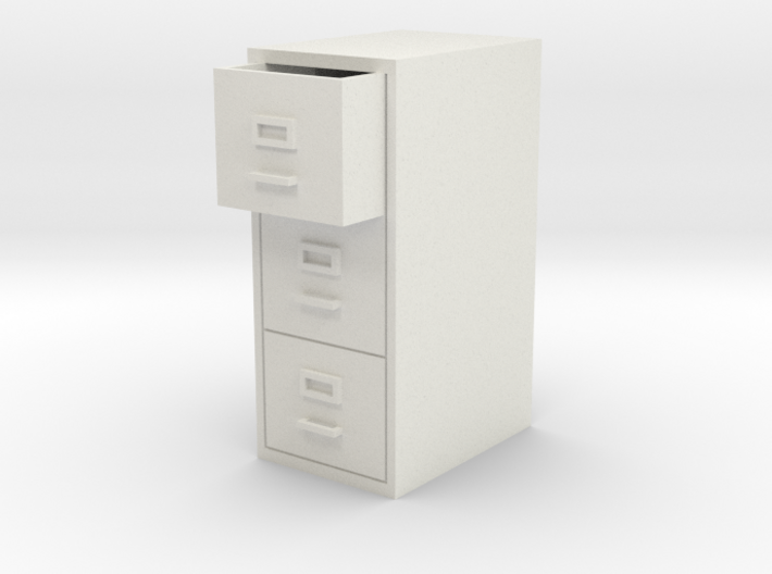 Single Filing Cabinet 3d printed