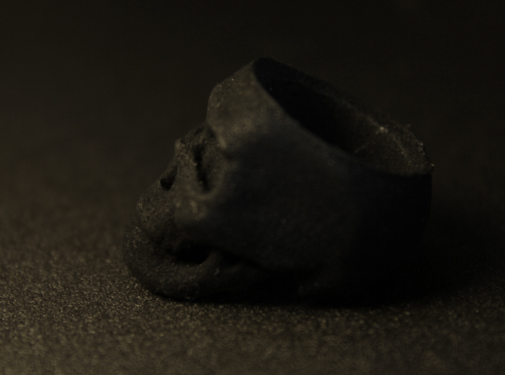 Skull Ring Size 7.25 3d printed 