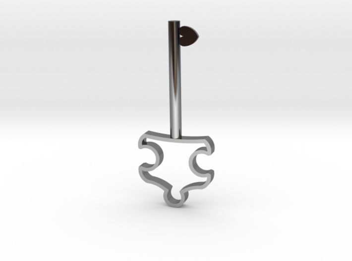 Autism Key Pendant 3d printed 