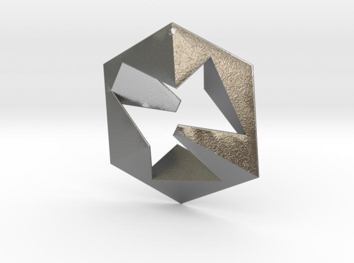 Flat Cube 3d printed