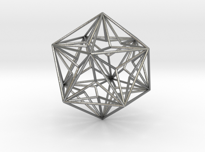 Great Dodecahedron 3d printed