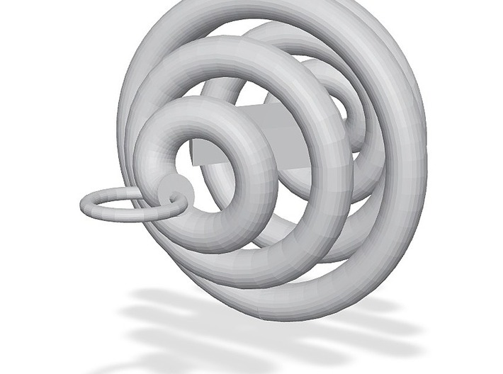 Spiral Pendant by Ben Hart 3d printed