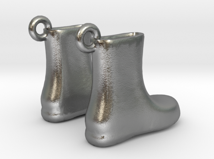 Boots Earrings 3d printed