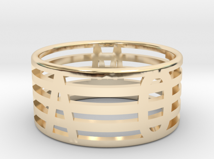 &quot;See Through&quot; Ring 3d printed