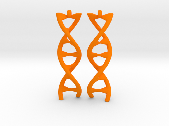 DNA Earring 3d printed