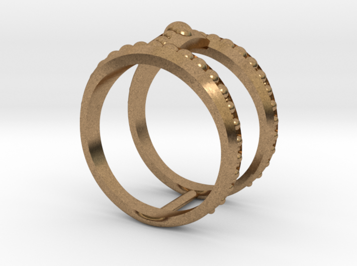 Double Ring Size 7 3d printed