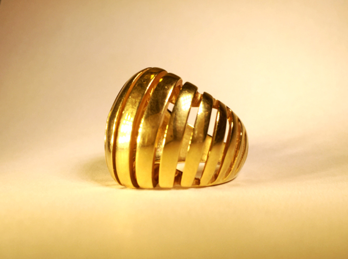 Taken 3d printed Gold Plated Brass