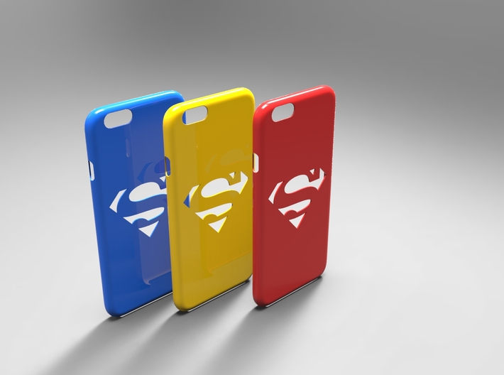 Iphone 6 supeerman case 3d printed