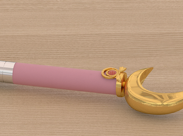 Sailor Moon Cap for eGo Twist and Vision Spinner 3d printed Render of completed product