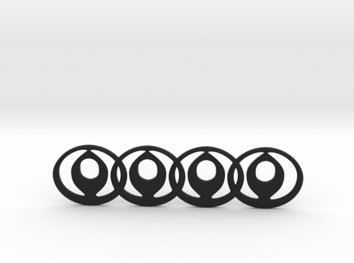 Mazda Audi Car Badge Mashup 3d printed