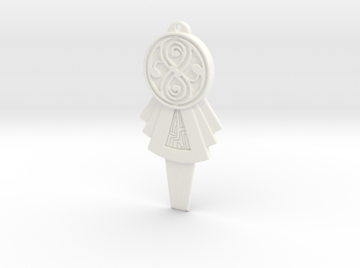 Seventh Doctor's T.A.R.D.I.S. Key Pendant 3d printed
