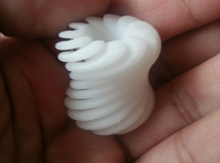 helix ring 3d printed 