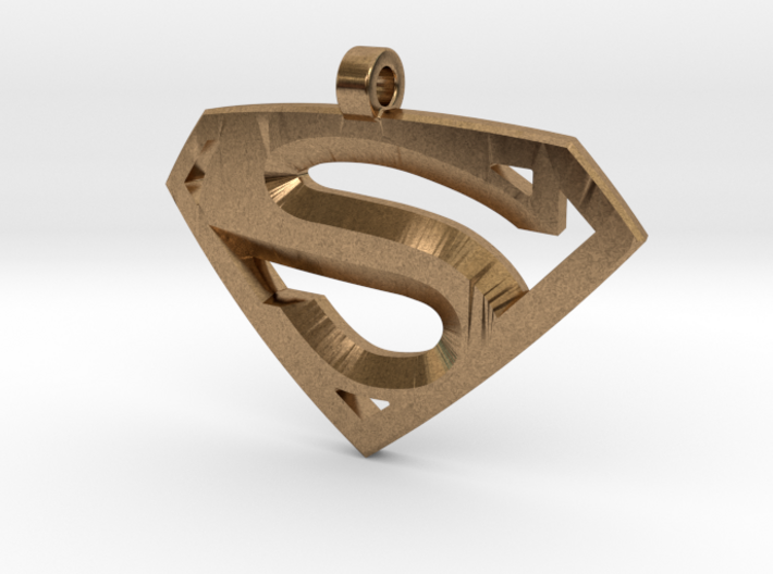 Superman Medallion 3d printed
