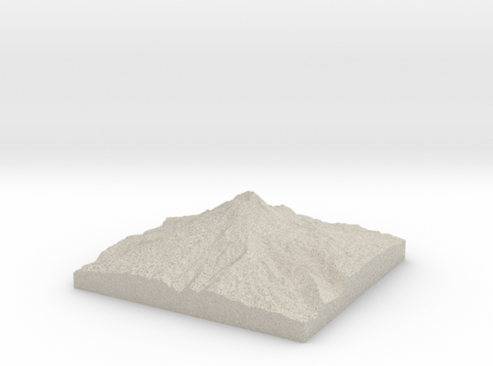 Model of Steel Cliff 3d printed