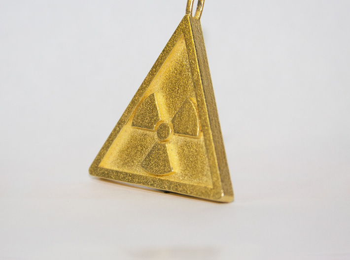 NuclearRadiation Pendant 3d printed 