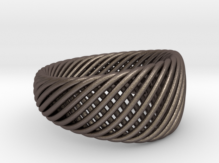 Twisted Ring - Size 6 3d printed 