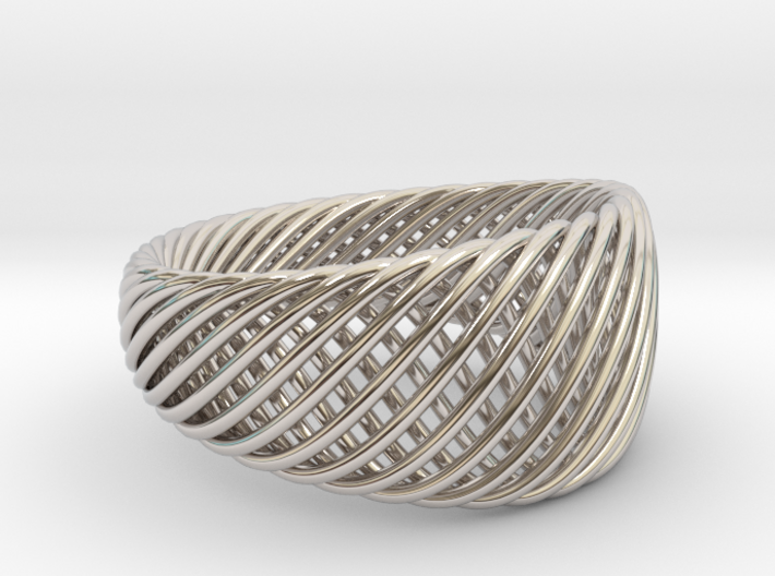 Twisted Ring - Size 10 3d printed