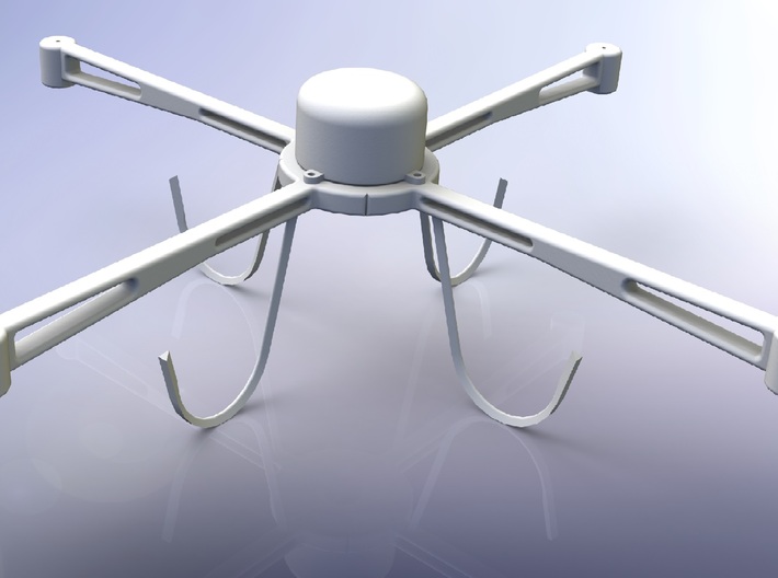 DIY Drone QuadRotor Arm 1/4 3d printed 
