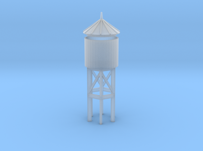 Miniature Railway Water Tower (HO Scale) 3d printed