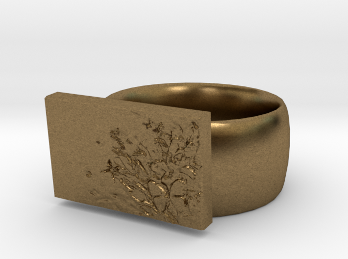 Flower Ring Version 7 3d printed