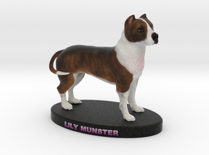 Custom Dog Figurine - Lily Munster 3d printed