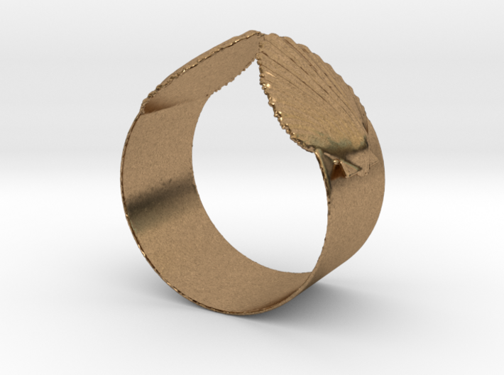 Napkin Scallop Ring 3d printed
