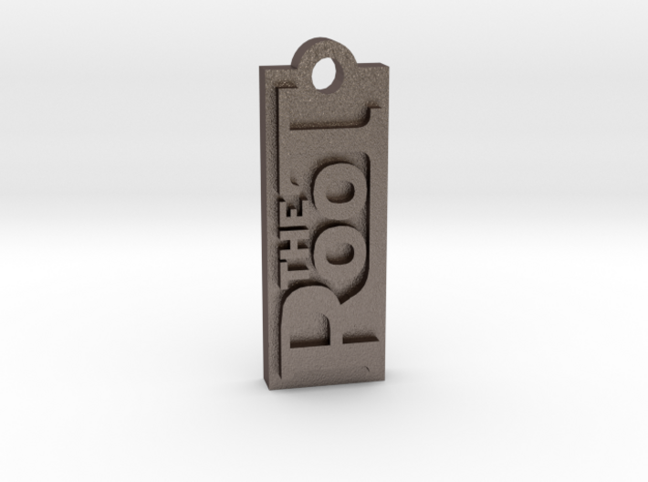 The Root - Bag Tag with Address on Back 3d printed