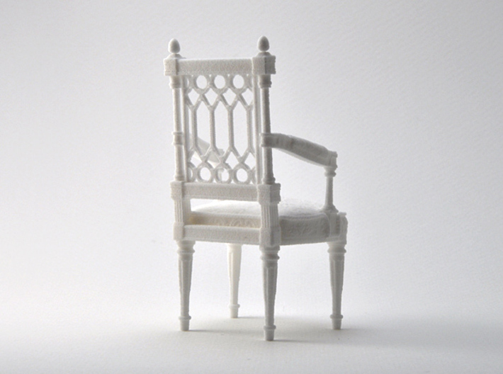 Georges Jacob Chair  1/12TH scale  (1739-1814) 3d printed 