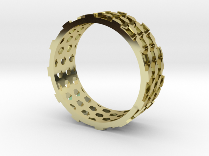 Parquet Deformation Ring (59mm) 3d printed