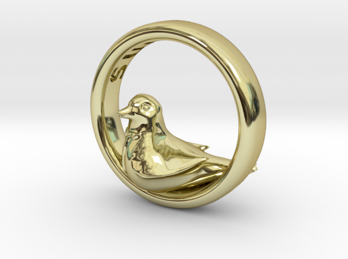 Reverse Bird Ring 3d printed