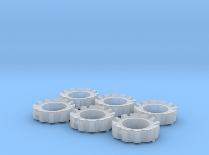 1/64 Wheel Weights Outer (6 Pieces) 3d printed