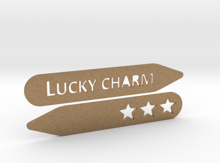 Collar stays: Lucky Charm 3d printed